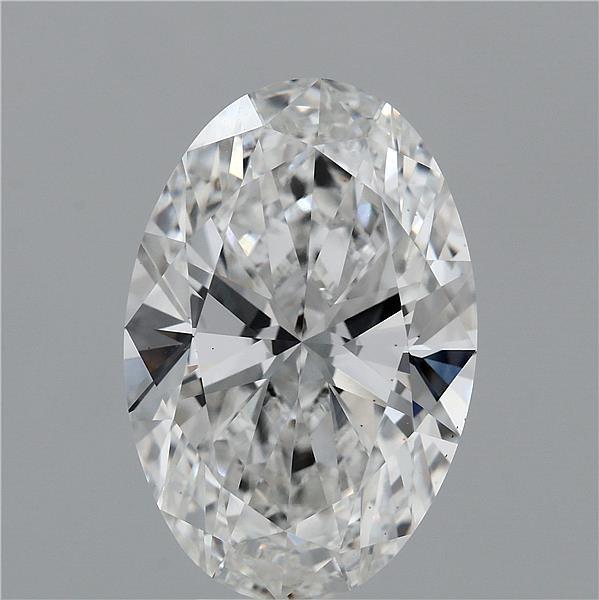 7.32 Carat Oval Lab Grown Diamond, Excellent Polish, F Color, VS1 Clarity