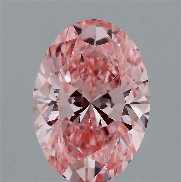 1.51 Carat Oval Lab Grown Diamond, Fancy Vivid Blue Color, VS2 Clarity