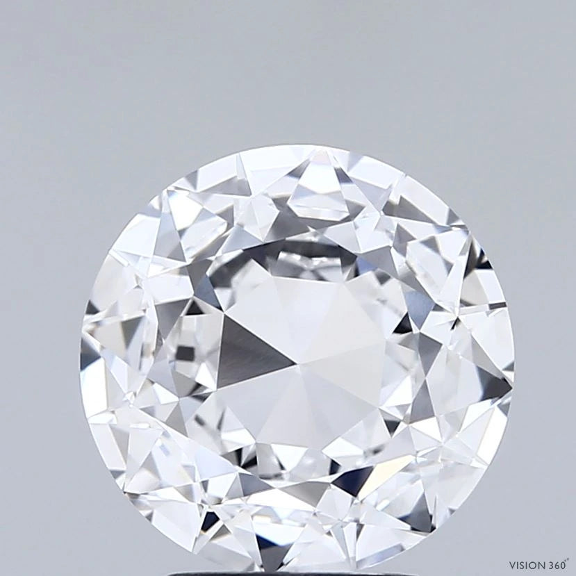 3.00 Carat Portuguese Cut Lab Grown Diamond, Excellent Polish, D Color, VVS1 Clarity