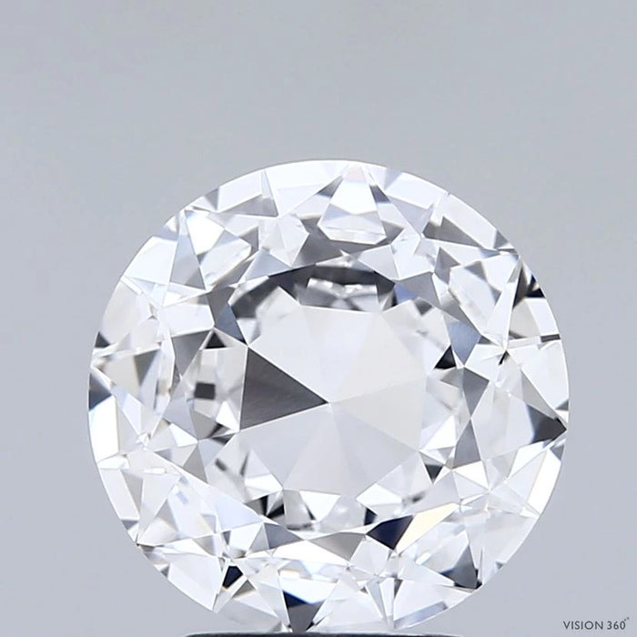 3.00 Carat Portuguese Cut Lab Grown Diamond, Excellent Polish, D Color, VVS1 Clarity