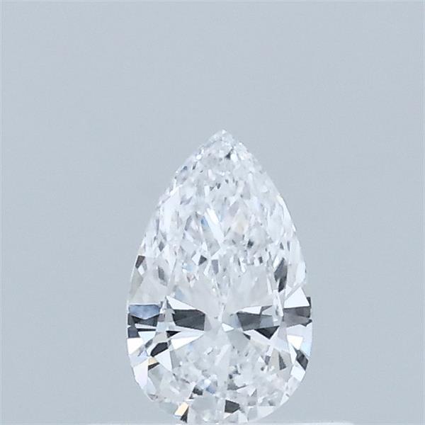 0.30 Carat Pear Lab Grown Diamond, Very Good Polish, D Color, VVS2 Clarity