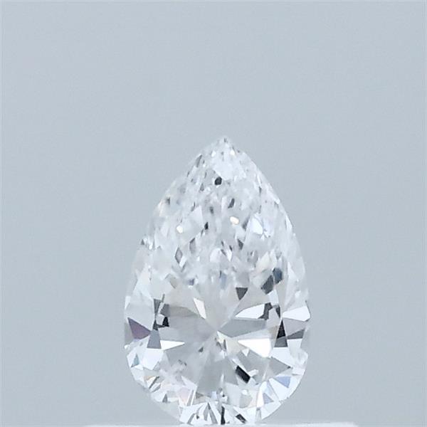 0.30 Carat Pear Lab Grown Diamond, Very Good Polish, D Color, VVS2 Clarity