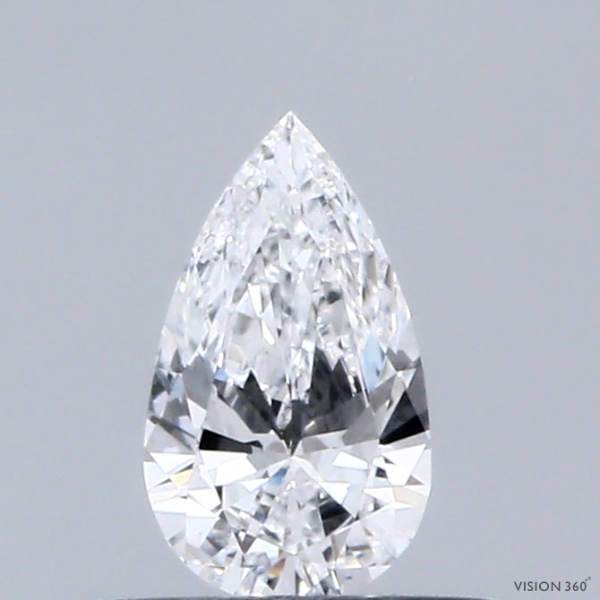 0.31 Carat Pear Lab Grown Diamond, Very Good Polish, D Color, VS1 Clarity