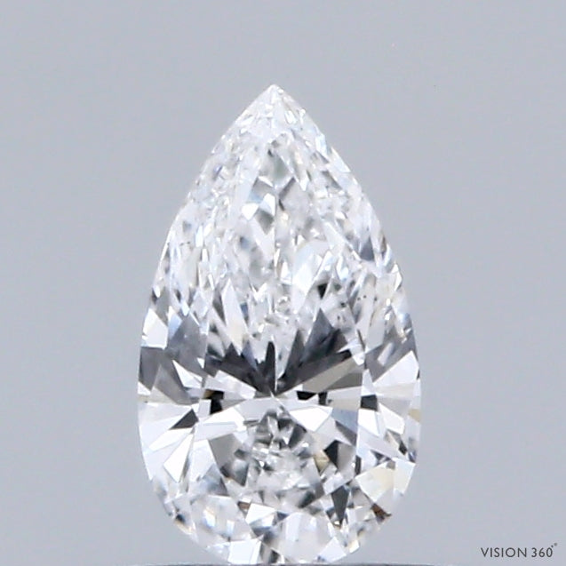 0.32 Carat Pear Lab Grown Diamond, Very Good Polish, D Color, VS1 Clarity