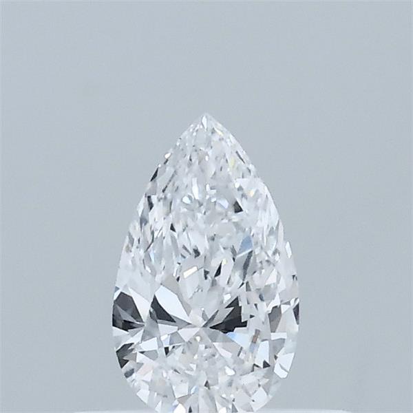 0.32 Carat Pear Lab Grown Diamond, Very Good Polish, D Color, VVS2 Clarity