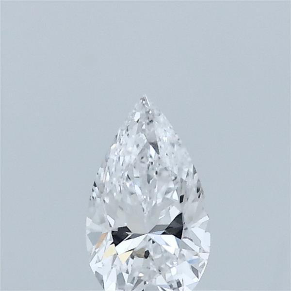 0.32 Carat Pear Lab Grown Diamond, Very Good Polish, D Color, VVS2 Clarity