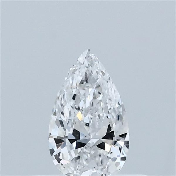 0.32 Carat Pear Lab Grown Diamond, Very Good Polish, D Color, VVS2 Clarity