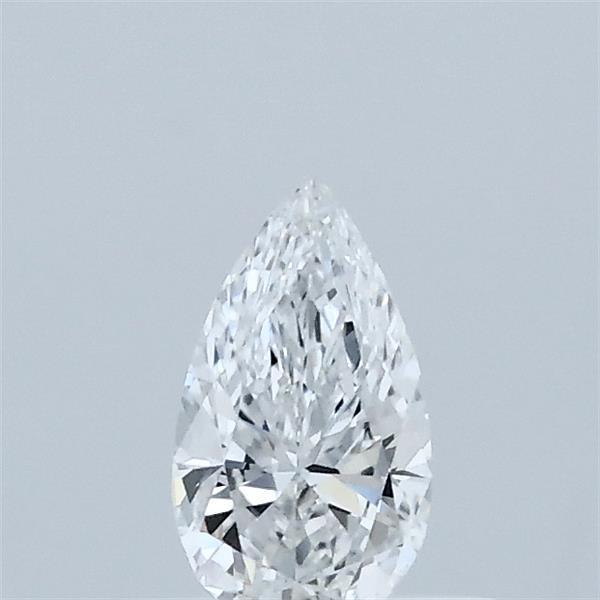 0.32 Carat Pear Lab Grown Diamond, Very Good Polish, D Color, VVS2 Clarity