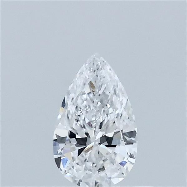 0.32 Carat Pear Lab Grown Diamond, Very Good Polish, D Color, VVS2 Clarity