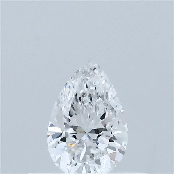 0.32 Carat Pear Lab Grown Diamond, Very Good Polish, D Color, VVS2 Clarity