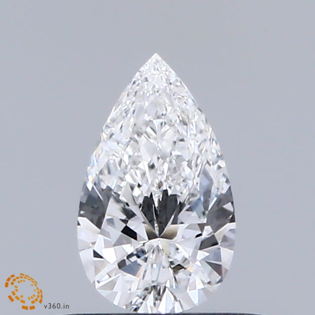 0.33 Carat Pear Lab Grown Diamond, Very Good Polish, D Color, VS1 Clarity