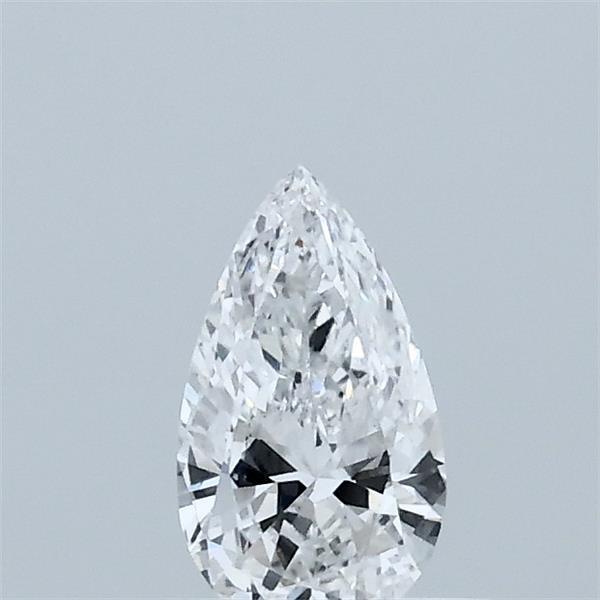 0.33 Carat Pear Lab Grown Diamond, Very Good Polish, D Color, VVS2 Clarity