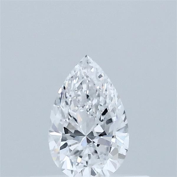 0.33 Carat Pear Lab Grown Diamond, Very Good Polish, D Color, VVS2 Clarity