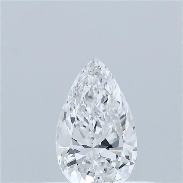 0.33 Carat Pear Lab Grown Diamond, Very Good Polish, E Color, VVS2 Clarity