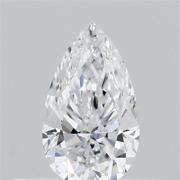 0.34 Carat Pear Lab Grown Diamond, Very Good Polish, D Color, VVS2 Clarity