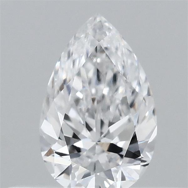 0.34 Carat Pear Lab Grown Diamond, Very Good Polish, D Color, VVS2 Clarity