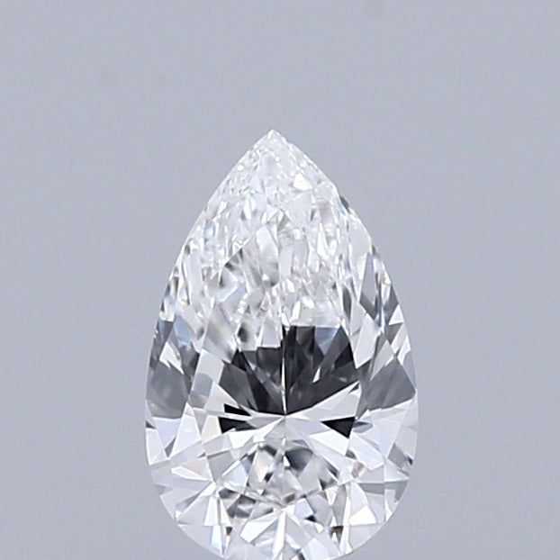 0.34 Carat Pear Lab Grown Diamond, Very Good Polish, D Color, VVS2 Clarity