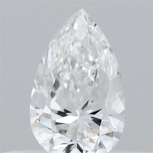 0.34 Carat Pear Lab Grown Diamond, Very Good Polish, E Color, VVS2 Clarity