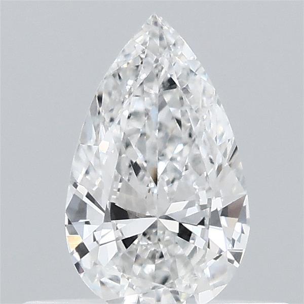 0.35 Carat Pear Lab Grown Diamond, Very Good Polish, D Color, VS1 Clarity