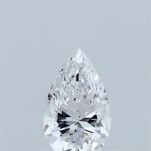 0.35 Carat Pear Lab Grown Diamond, Very Good Polish, D Color, VVS2 Clarity