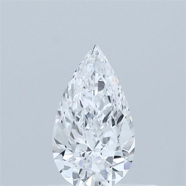 0.35 Carat Pear Lab Grown Diamond, Very Good Polish, D Color, VVS2 Clarity