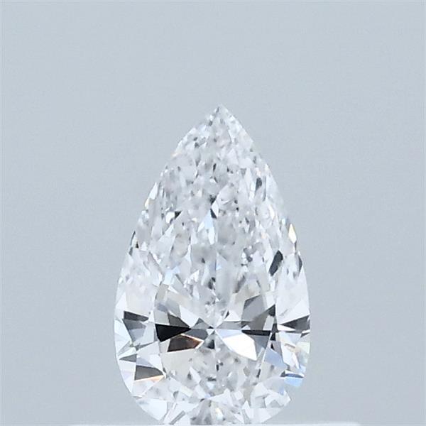 0.35 Carat Pear Lab Grown Diamond, Very Good Polish, D Color, VVS2 Clarity