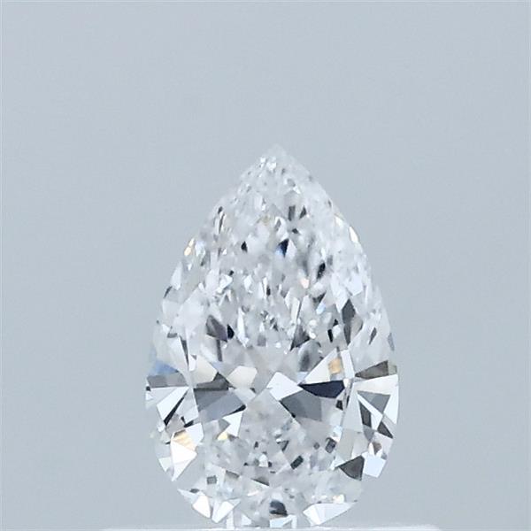 0.35 Carat Pear Lab Grown Diamond, Very Good Polish, D Color, VVS2 Clarity