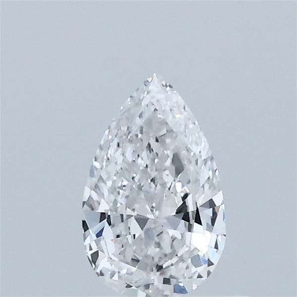 0.35 Carat Pear Lab Grown Diamond, Very Good Polish, D Color, VVS2 Clarity