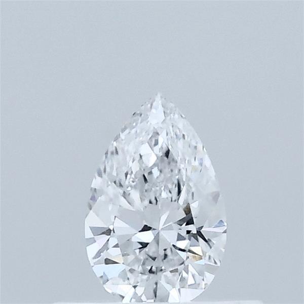 0.35 Carat Pear Lab Grown Diamond, Very Good Polish, D Color, VVS2 Clarity