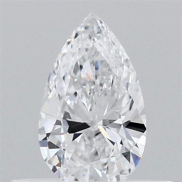0.35 Carat Pear Lab Grown Diamond, Very Good Polish, D Color, VVS2 Clarity