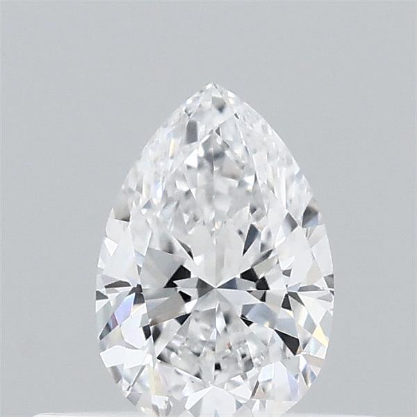 0.36 Carat Pear Lab Grown Diamond, Very Good Polish, D Color, VS1 Clarity