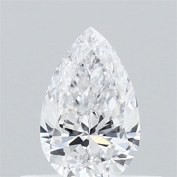 0.36 Carat Pear Lab Grown Diamond, Very Good Polish, D Color, VVS2 Clarity