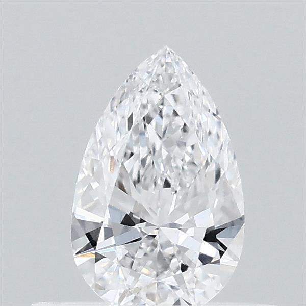 0.36 Carat Pear Lab Grown Diamond, Very Good Polish, D Color, VVS2 Clarity