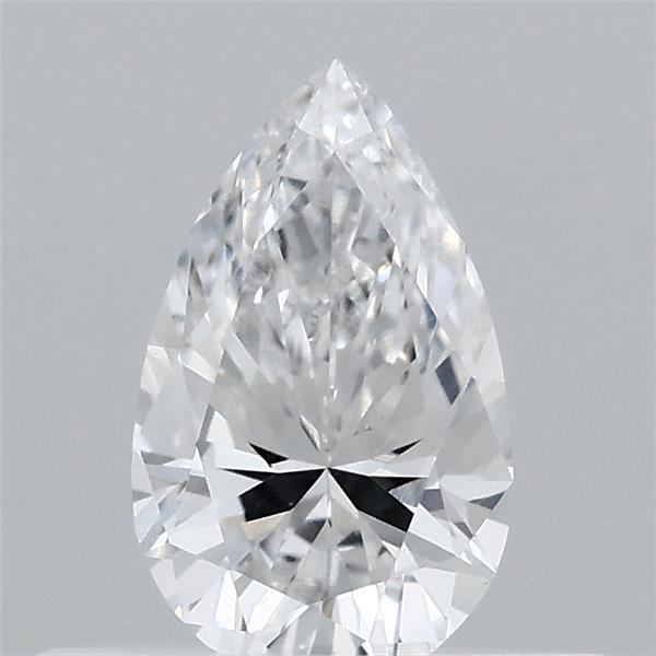 0.36 Carat Pear Lab Grown Diamond, Very Good Polish, D Color, VVS2 Clarity