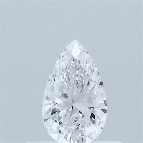 0.36 Carat Pear Lab Grown Diamond, Very Good Polish, E Color, VVS2 Clarity