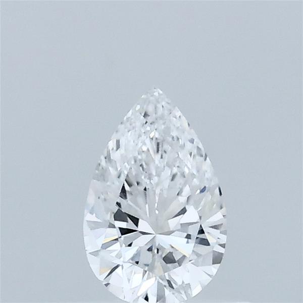 0.37 Carat Pear Lab Grown Diamond, Very Good Polish, D Color, VVS2 Clarity