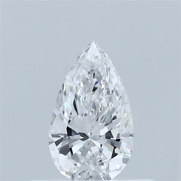 0.37 Carat Pear Lab Grown Diamond, Very Good Polish, D Color, VVS2 Clarity