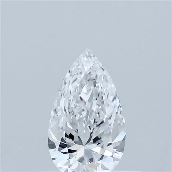 0.37 Carat Pear Lab Grown Diamond, Very Good Polish, D Color, VVS2 Clarity