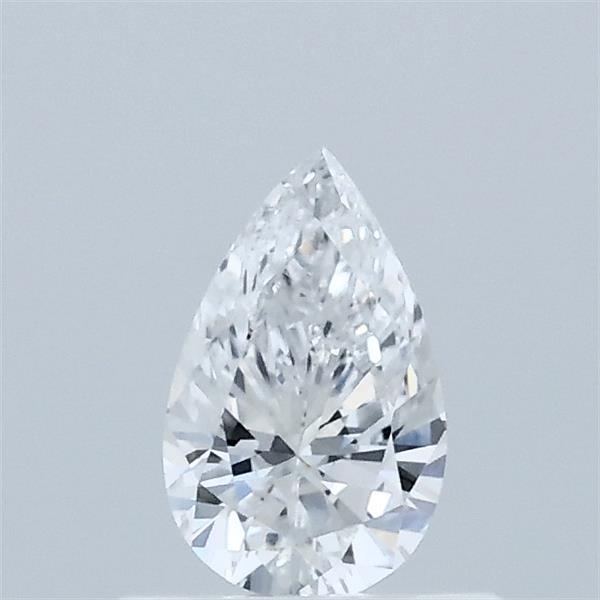 0.37 Carat Pear Lab Grown Diamond, Very Good Polish, D Color, VVS2 Clarity