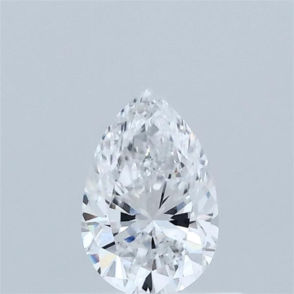 0.37 Carat Pear Lab Grown Diamond, Very Good Polish, D Color, VVS2 Clarity