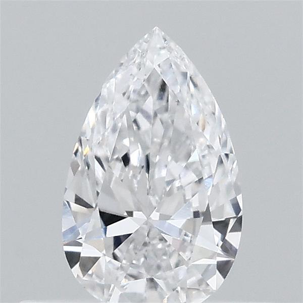 0.37 Carat Pear Lab Grown Diamond, Very Good Polish, D Color, VVS2 Clarity