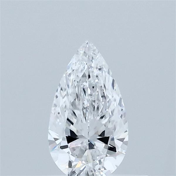 0.38 Carat Pear Lab Grown Diamond, Very Good Polish, D Color, VVS2 Clarity