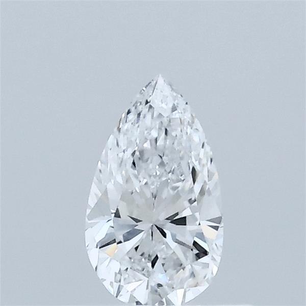 0.38 Carat Pear Lab Grown Diamond, Very Good Polish, D Color, VVS2 Clarity