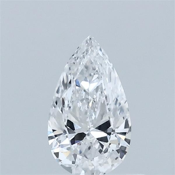 0.38 Carat Pear Lab Grown Diamond, Very Good Polish, D Color, VVS2 Clarity