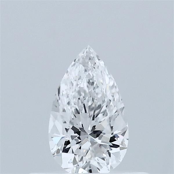 0.38 Carat Pear Lab Grown Diamond, Very Good Polish, D Color, VVS2 Clarity