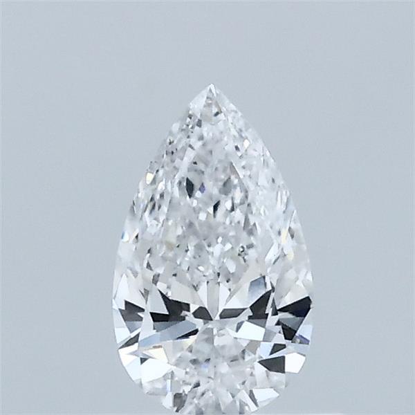 0.38 Carat Pear Lab Grown Diamond, Very Good Polish, D Color, VVS2 Clarity