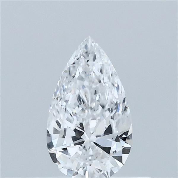 0.39 Carat Pear Lab Grown Diamond, Very Good Polish, D Color, VVS1 Clarity