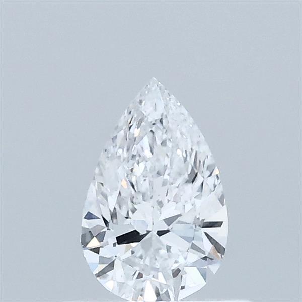 0.39 Carat Pear Lab Grown Diamond, Very Good Polish, D Color, VVS1 Clarity