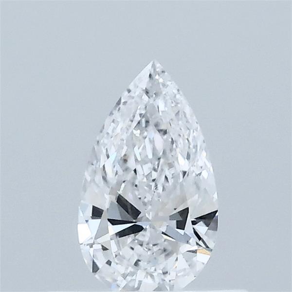 0.39 Carat Pear Lab Grown Diamond, Very Good Polish, D Color, VVS2 Clarity