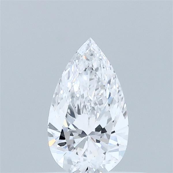 0.39 Carat Pear Lab Grown Diamond, Very Good Polish, D Color, VVS2 Clarity